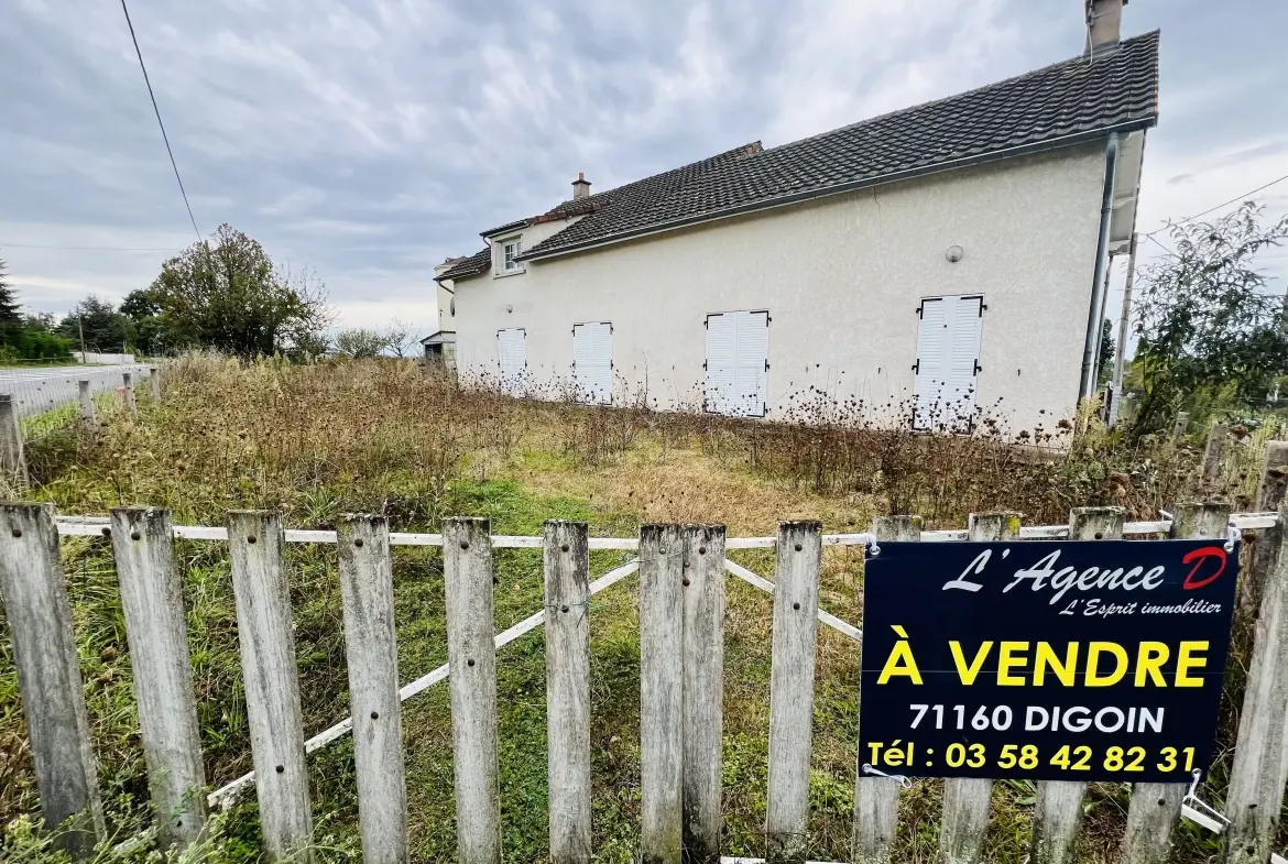 Maison à rénover au Pin près de Digoin et Vichy - 200 m² 