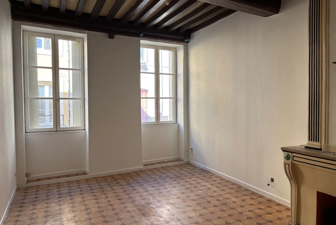 Appartement à rénover de 50 m² au centre de Tournus, idéal investissement ou résidence principale 