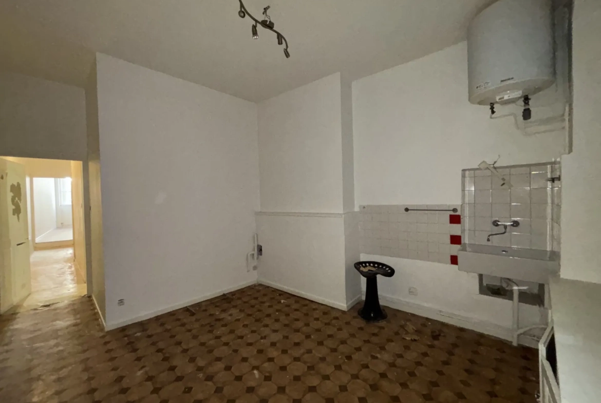 Appartement à rénover de 50 m² au centre de Tournus, idéal investissement ou résidence principale 