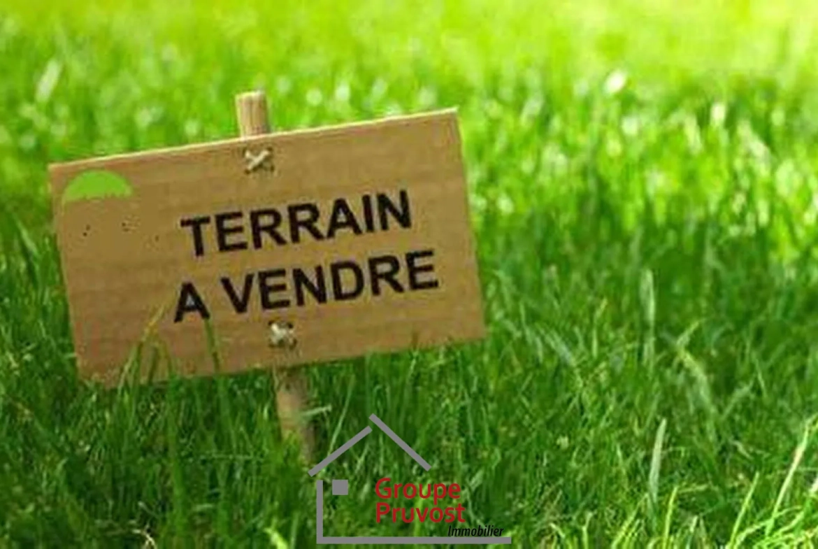 Terrain constructible de 550 m² à Liergues, centre-ville, viabilisé et libre de constructeur 