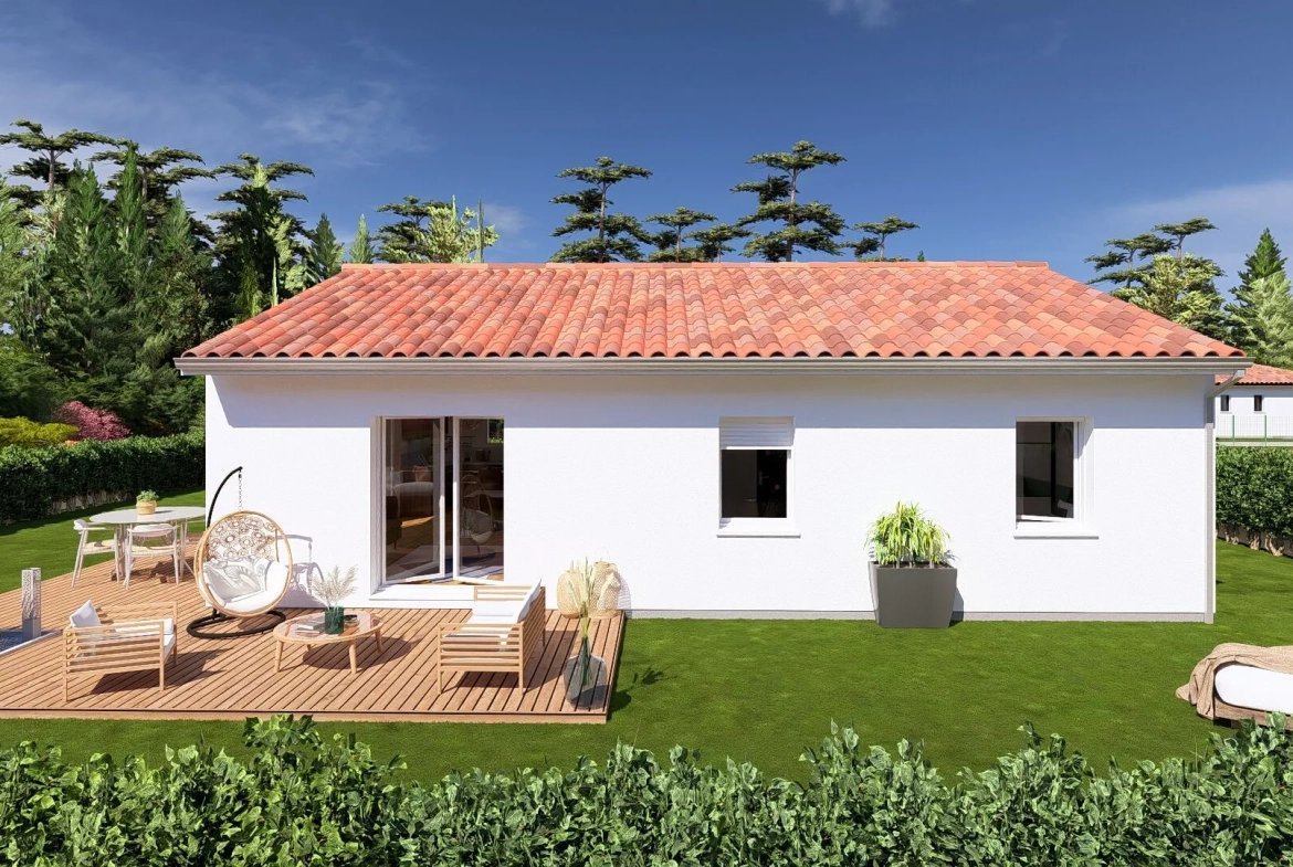 Maison de plain-pied neuve 85 m² à Saint-Paul-lès-Dax - Écologique et personnalisable 