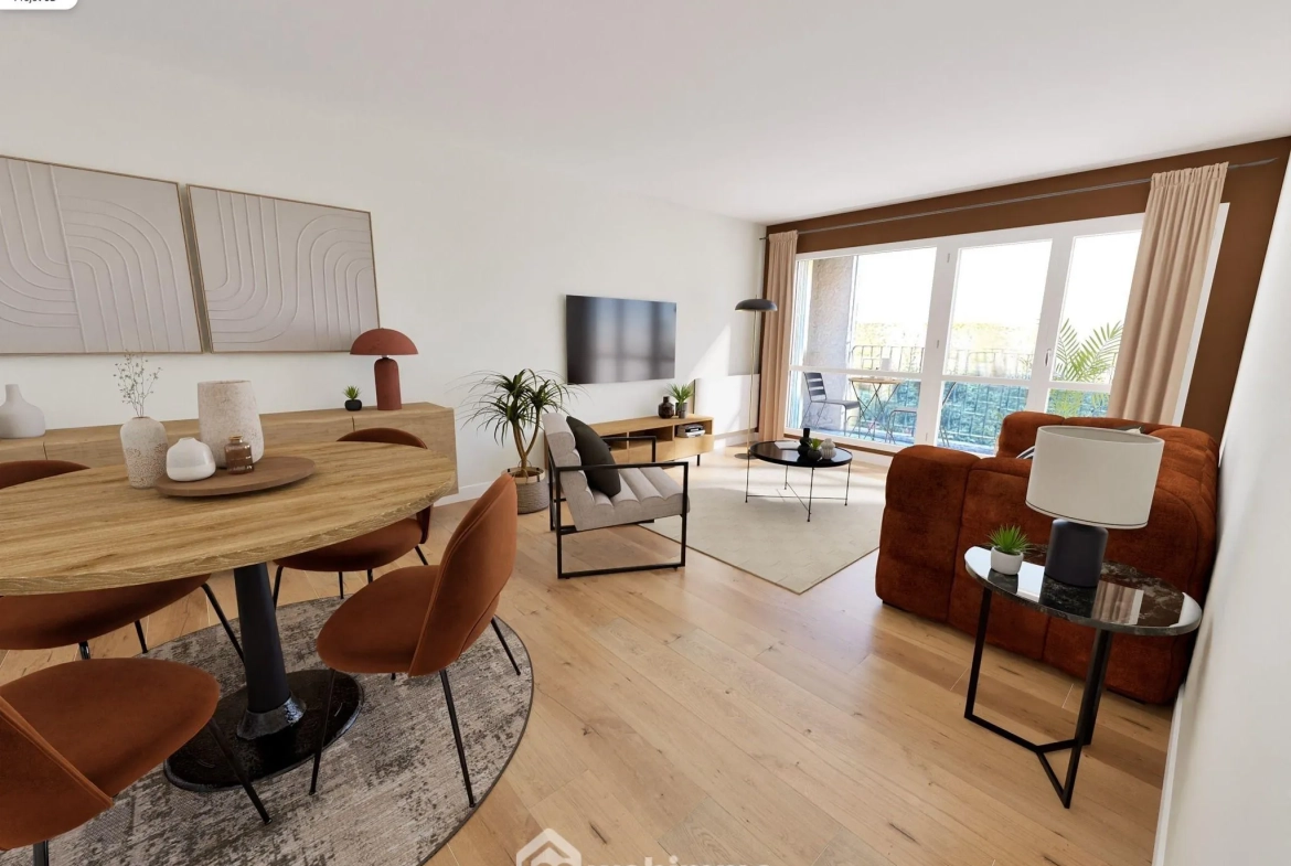 Bel appartement T3 de 70 m² avec vue dégagée à Évry-Courcouronnes 
