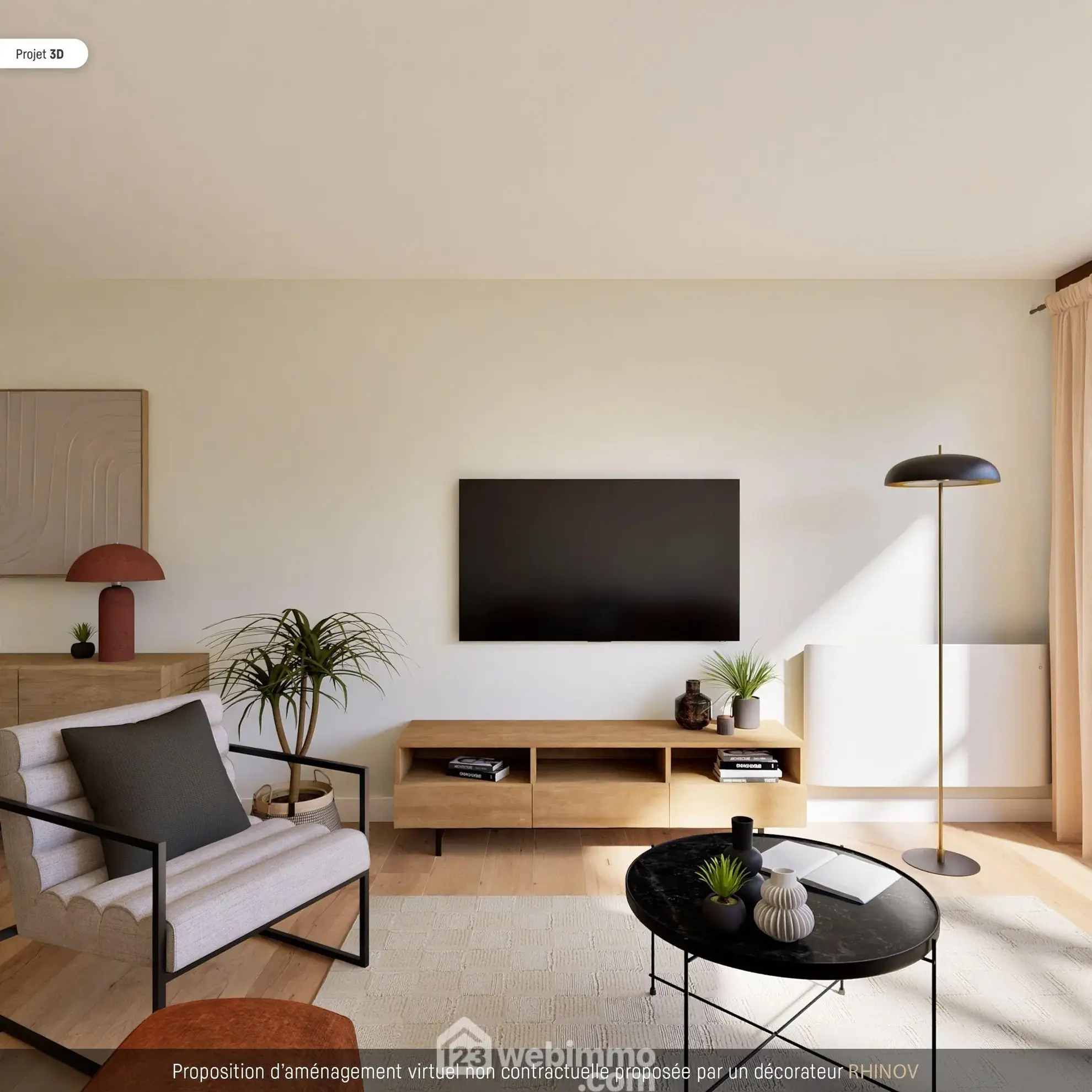 Bel appartement T3 de 70 m² avec vue dégagée à Évry-Courcouronnes 