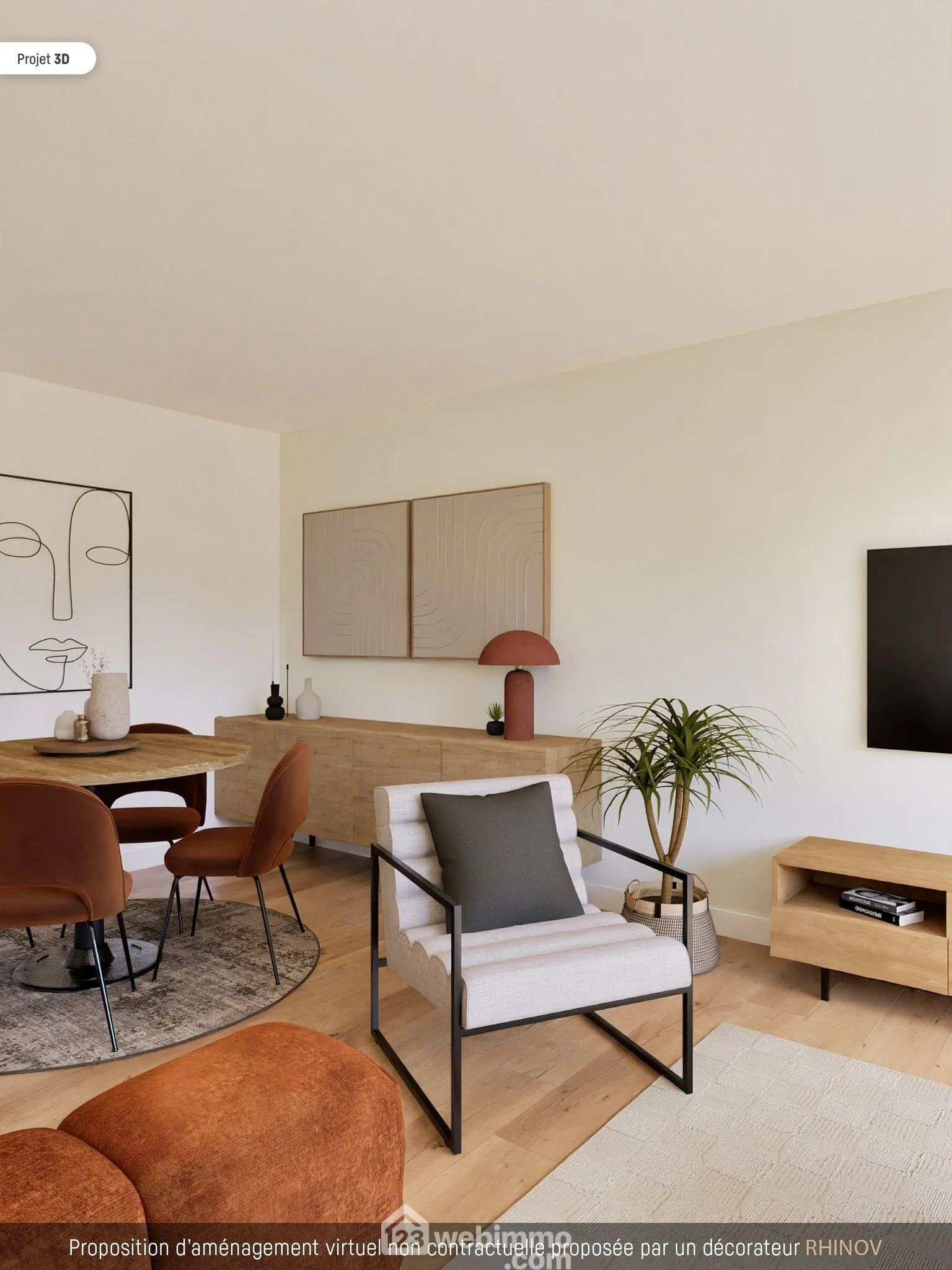 Bel appartement T3 de 70 m² avec vue dégagée à Évry-Courcouronnes 
