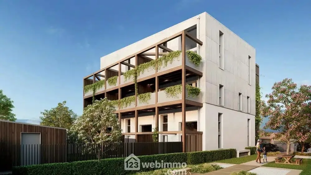 Appartement neuf de 43 m² avec terrasse à La Rochelle au bord du canal de Rompsay 