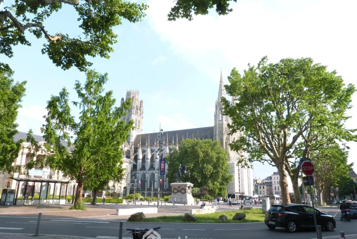Appartement rénové de 31,64m² à Rouen, idéalement situé au centre-ville, calme et faibles charges 