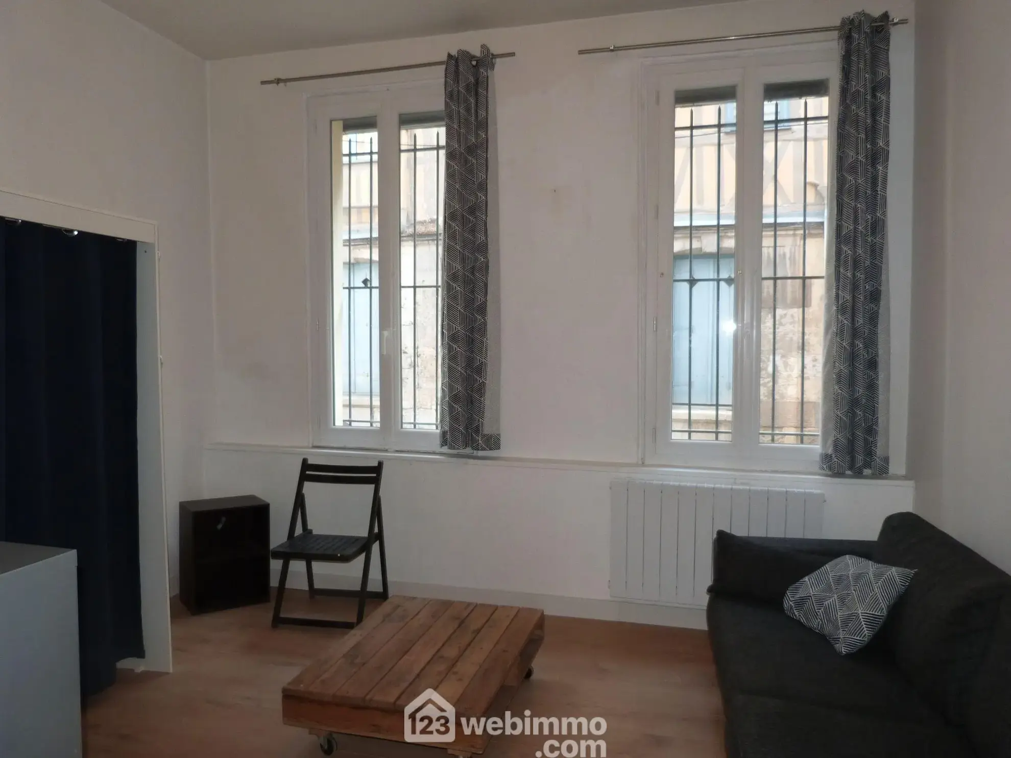 Appartement rénové de 31,64m² à Rouen, idéalement situé au centre-ville, calme et faibles charges 