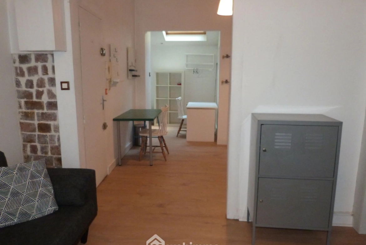 Appartement rénové de 31,64m² à Rouen, idéalement situé au centre-ville, calme et faibles charges 