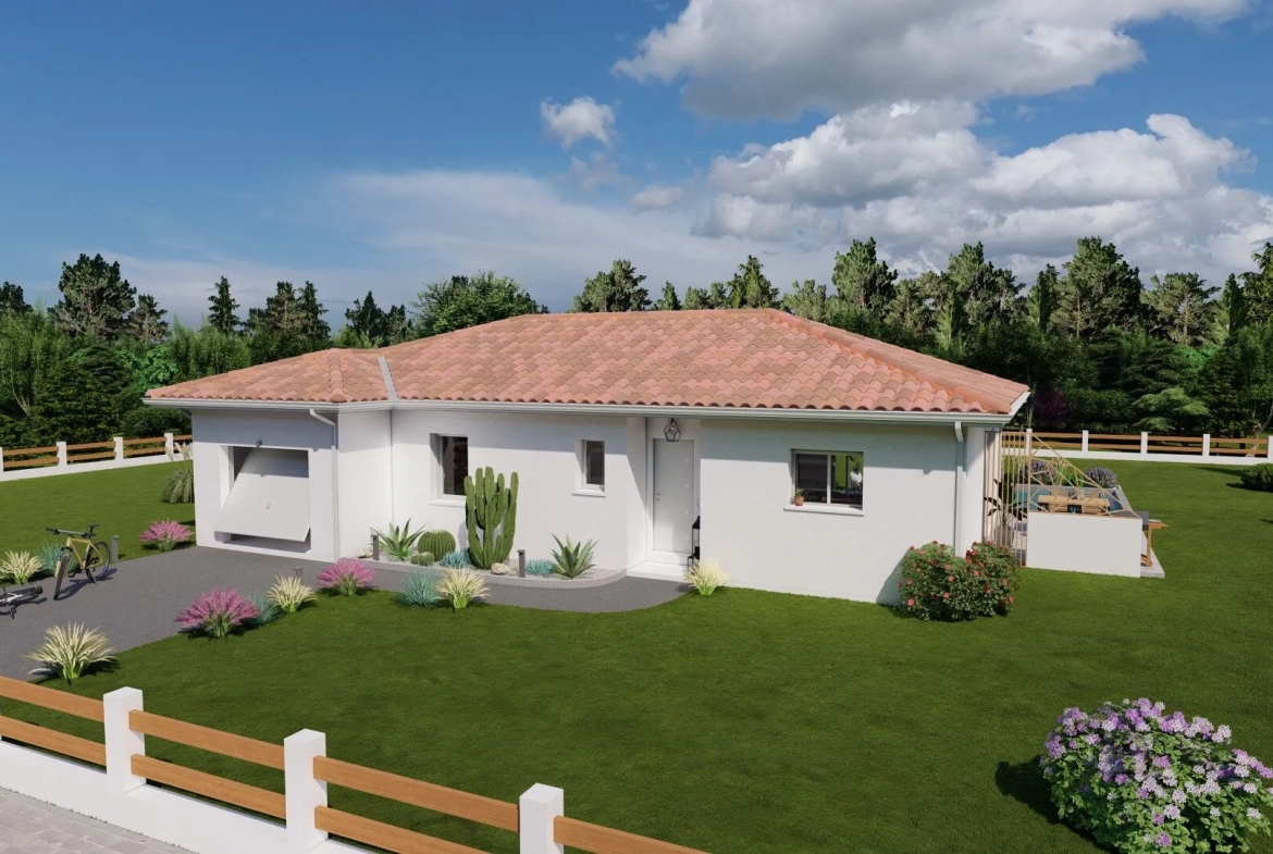 Maison neuve 3 chambres avec garage à Bas-Mauco - Immobilier neuf en Lotissement 