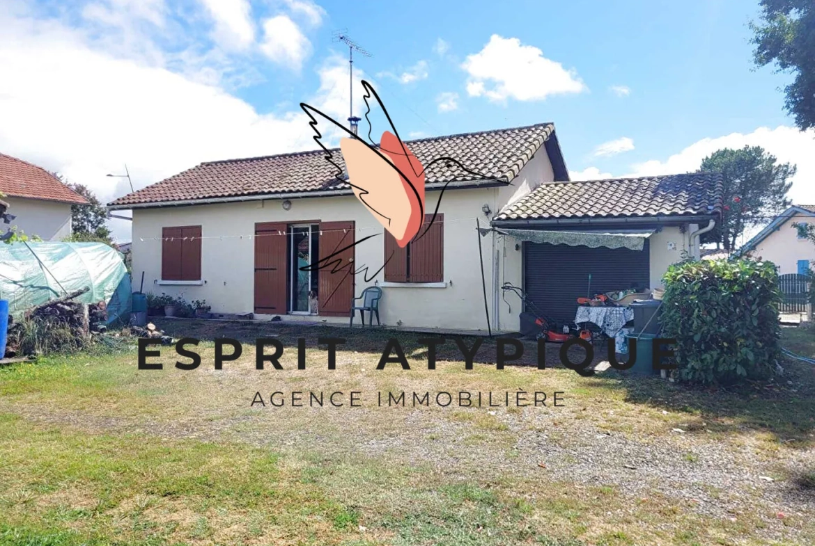 Maison à vendre de 79 m² avec garage indépendant à Saint-Vincent-de-Paul 