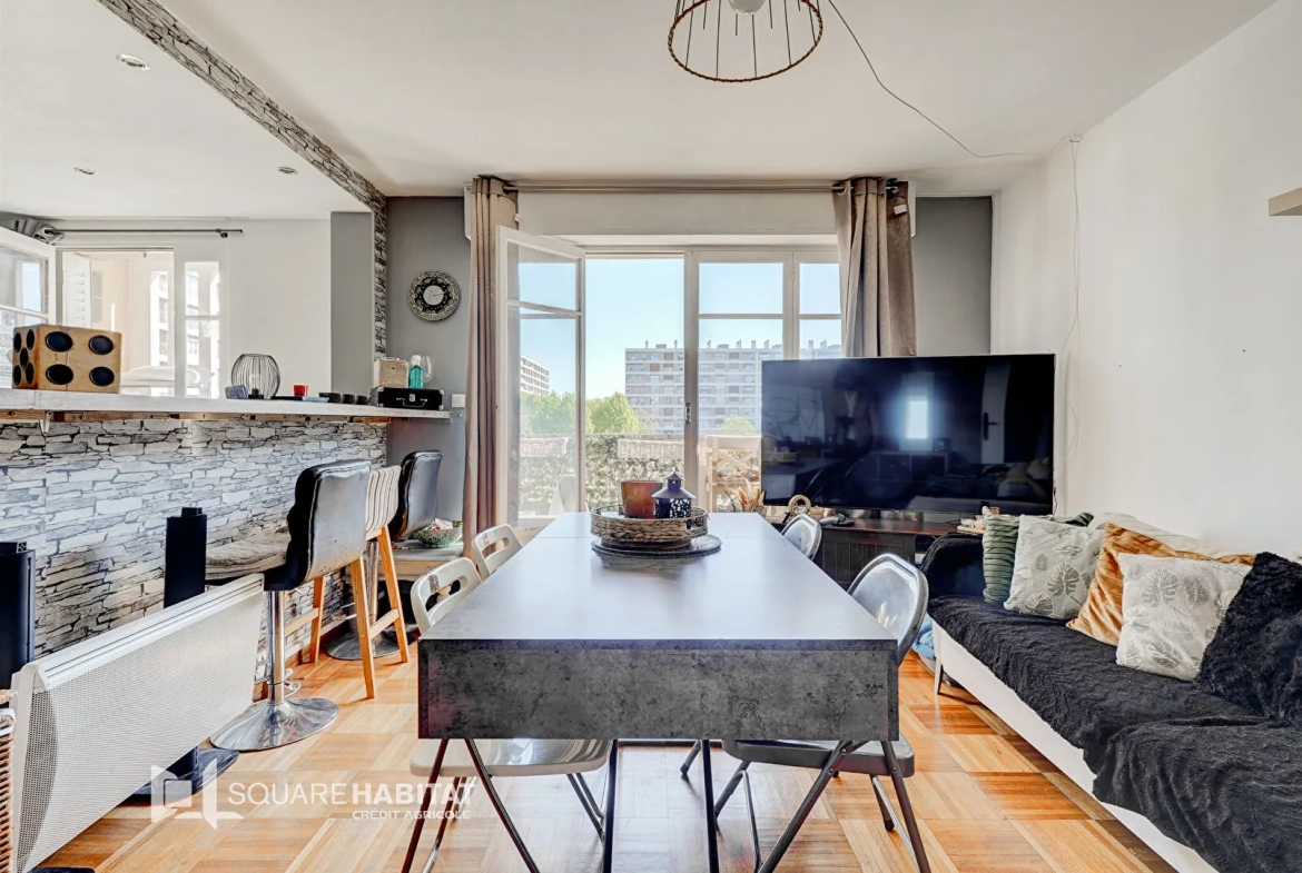 Appartement 3 pièces lumineux avec terrasse au Parc Dromel Marseille 