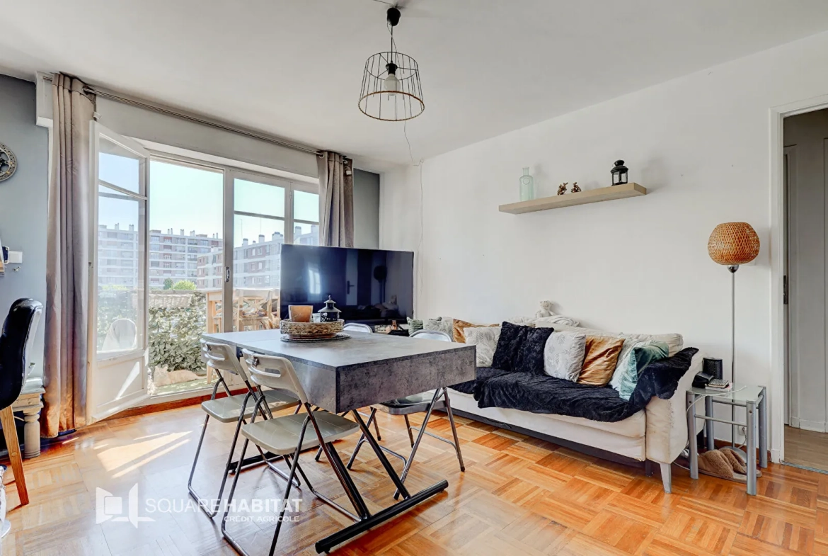 Appartement 3 pièces lumineux avec terrasse au Parc Dromel Marseille 
