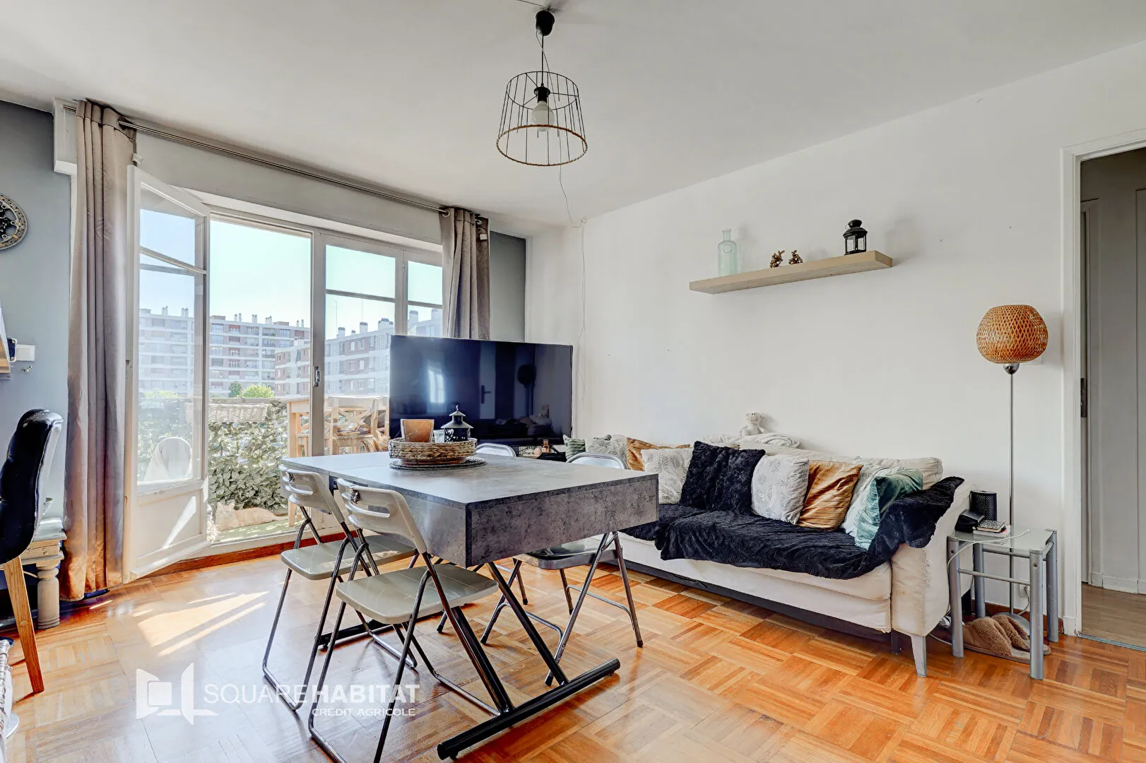 Appartement 3 pièces lumineux avec terrasse au Parc Dromel Marseille 