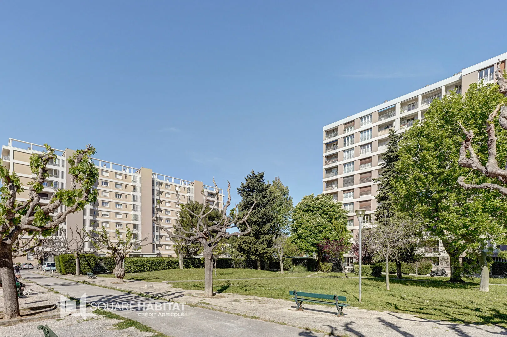 Appartement 3 pièces lumineux avec terrasse au Parc Dromel Marseille 