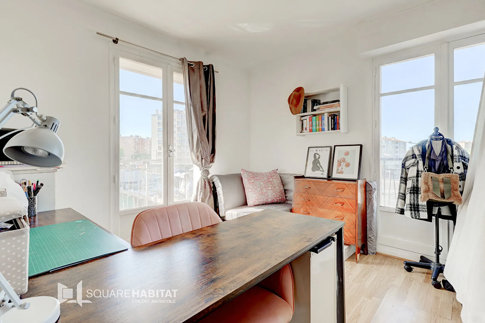 Appartement 3 pièces lumineux avec terrasse au Parc Dromel Marseille 