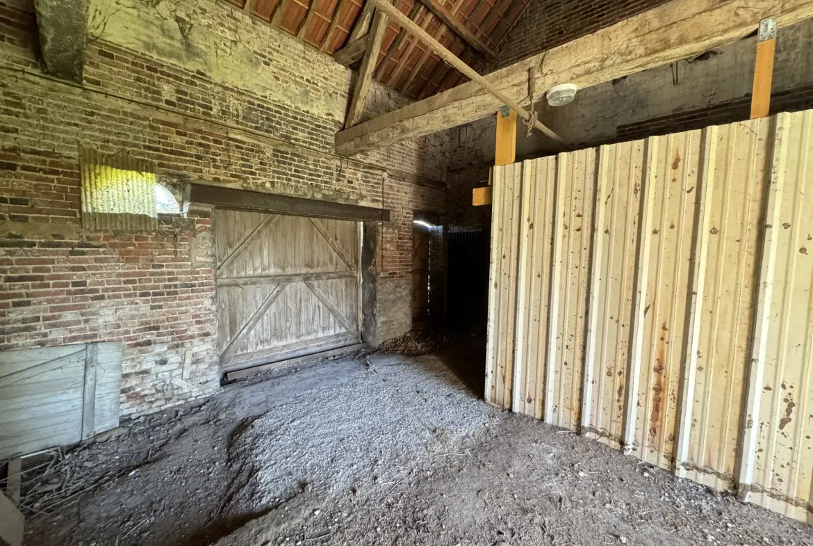 Maison de village à rénover à Erches près de Roye - Projet à remettre au goût du jour 