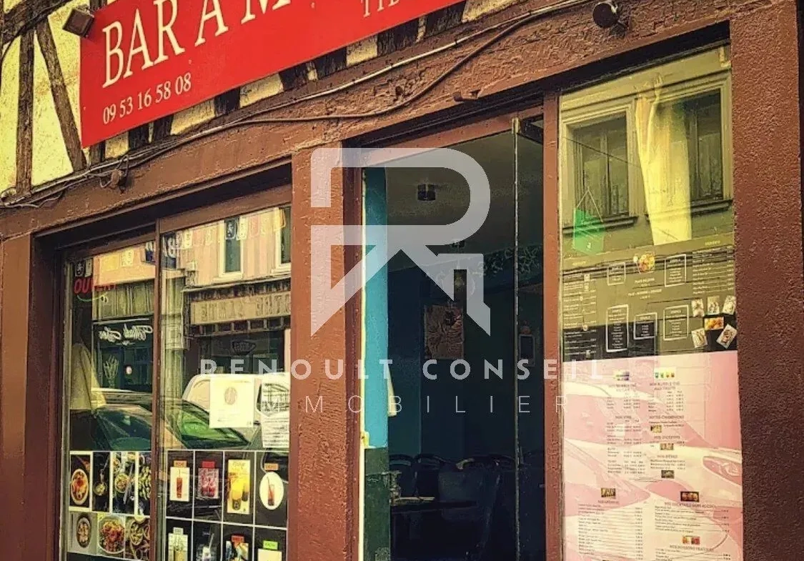 Local commercial à vendre à Rouen, occupé, rentabilité immédiate 
