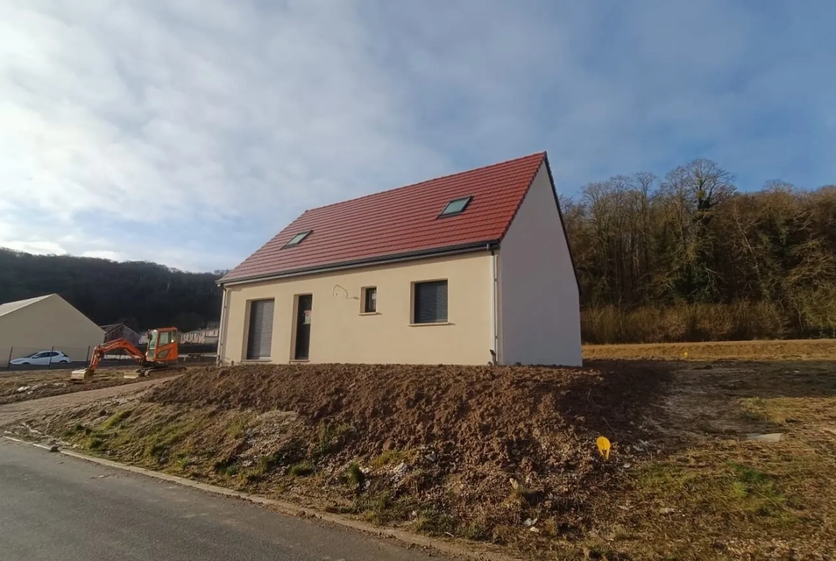 Maison neuve écologique à Conty avec 4 chambres et prêt à taux zéro 