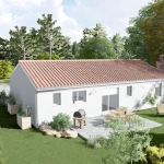 Maison neuve 3 chambres avec garage sur terrain de 700 m² à La Souterraine
