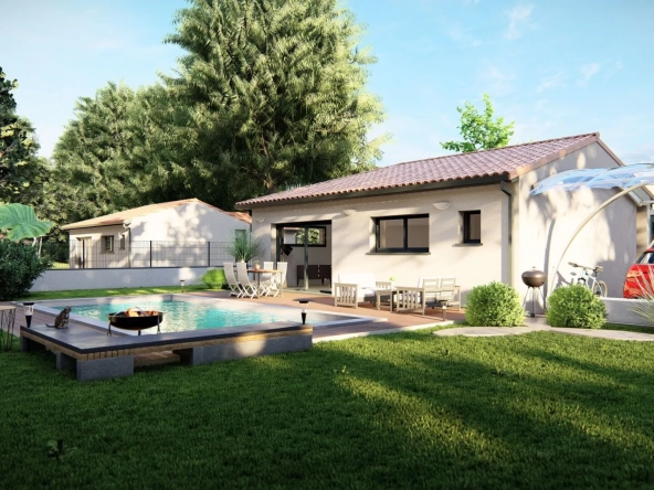 Maison neuve T4 à Gragnague de 90 m² sur terrain de 430 m²