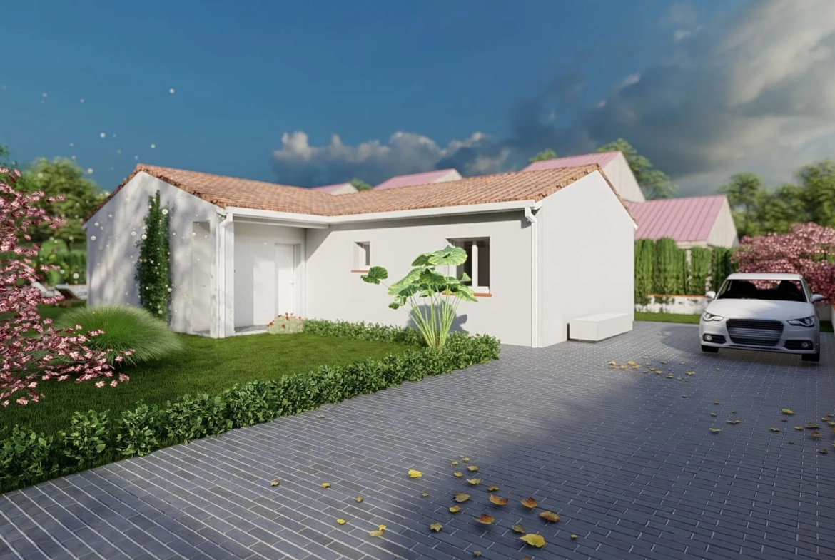 Maison neuve T4 à Gragnague de 90 m² sur terrain de 430 m² 