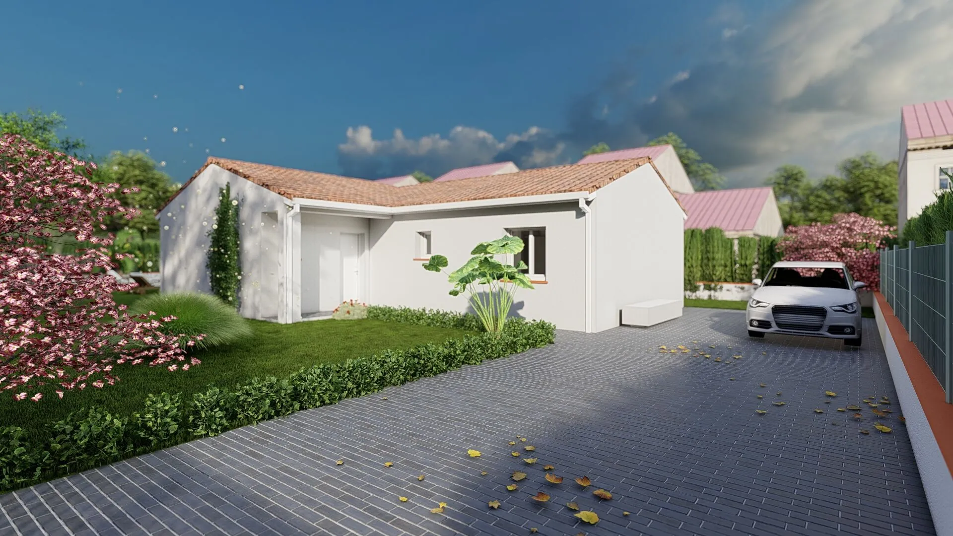 Maison neuve T4 à Gragnague de 90 m² sur terrain de 430 m² 