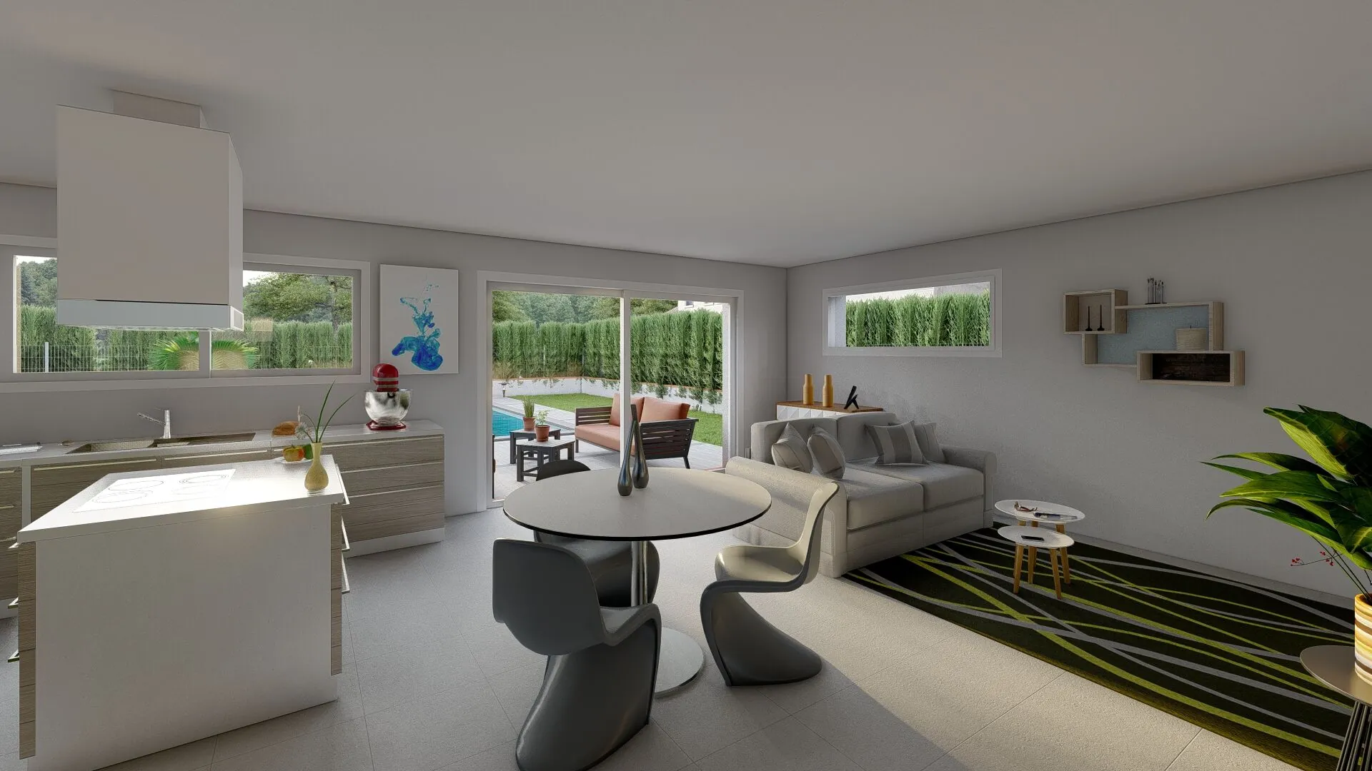 Maison neuve T4 à Gragnague de 90 m² sur terrain de 430 m² 