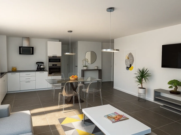 Belle appartement T3 de 80 m² avec terrasse sud à Tournon-sur-Rhône