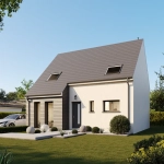 Maison moderne 4-5 pièces à Moret-sur-Loing, construction basse consommation