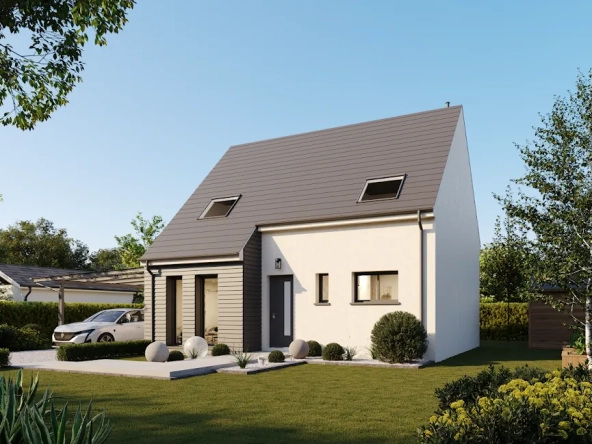 Maison moderne 4-5 pièces à Moret-sur-Loing, construction basse consommation