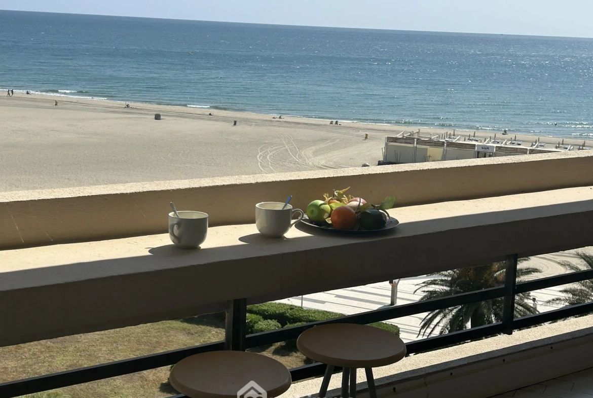 Appartement T2 avec terrasse vue mer à Canet-en-Roussillon 