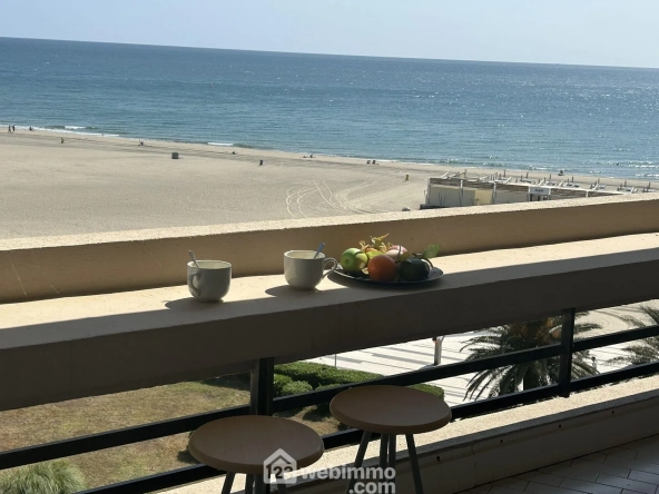Appartement T2 avec terrasse vue mer à Canet-en-Roussillon