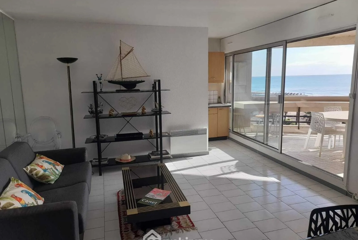 Appartement T2 avec terrasse vue mer à Canet-en-Roussillon 