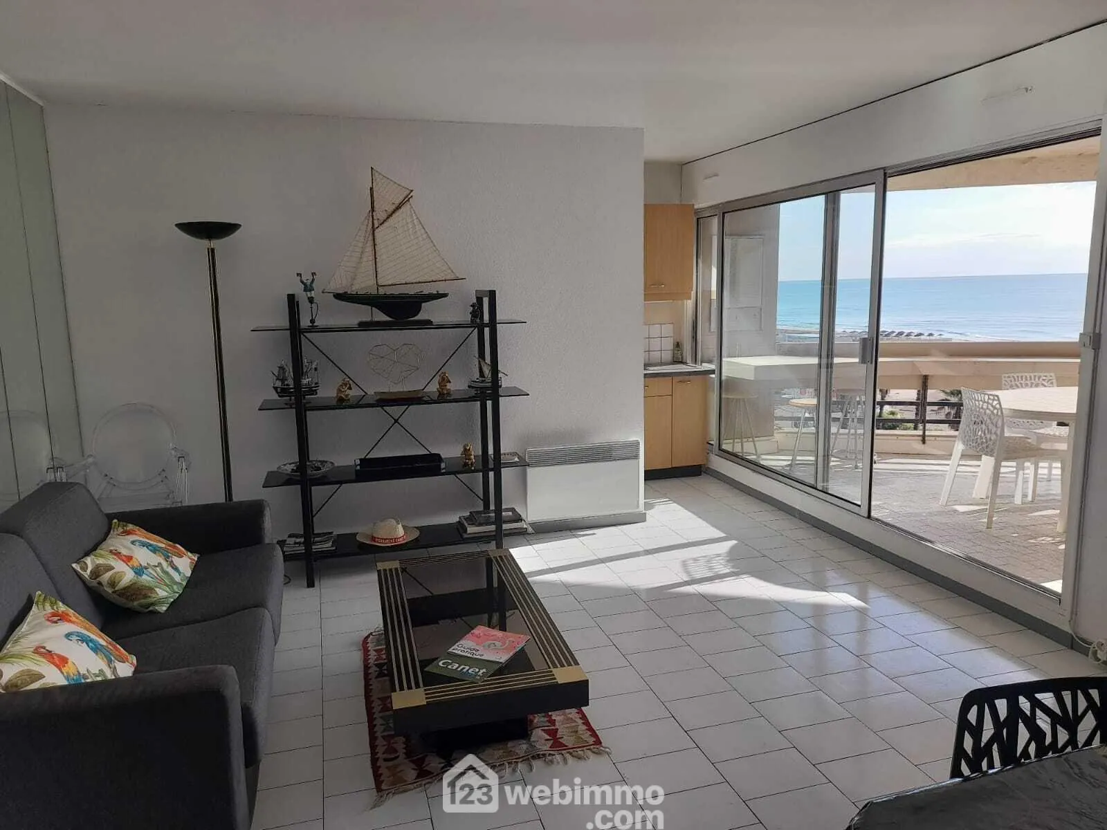 Appartement T2 avec terrasse vue mer à Canet-en-Roussillon 