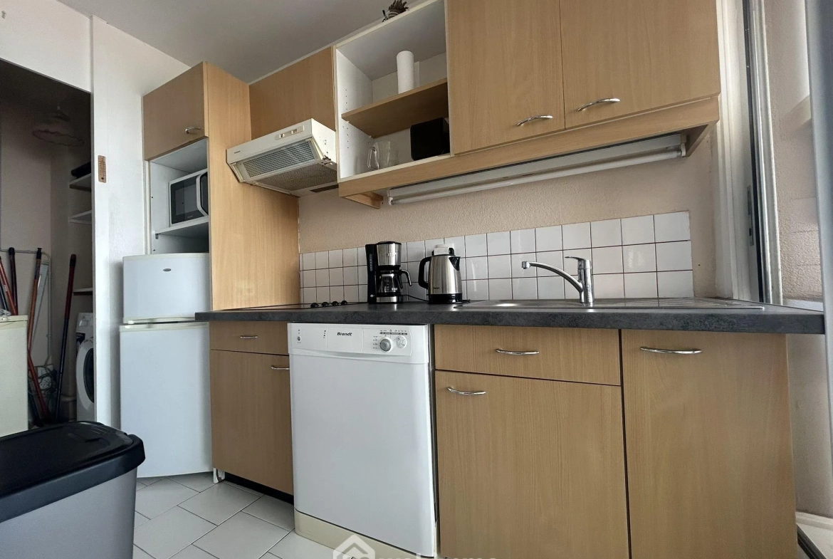Appartement T2 avec terrasse vue mer à Canet-en-Roussillon 