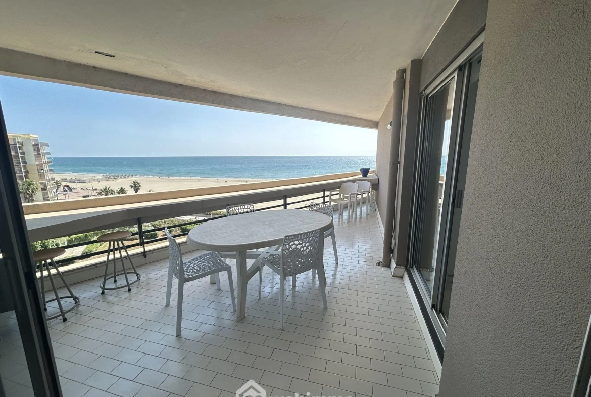 Appartement T2 avec terrasse vue mer à Canet-en-Roussillon 