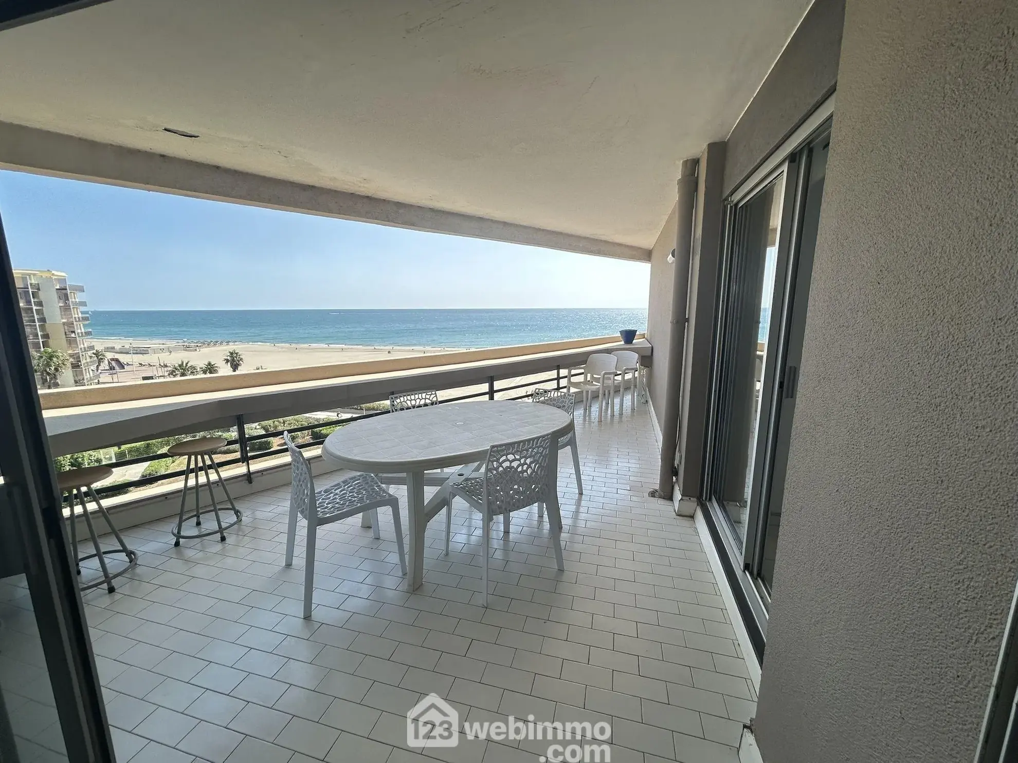 Appartement T2 avec terrasse vue mer à Canet-en-Roussillon 
