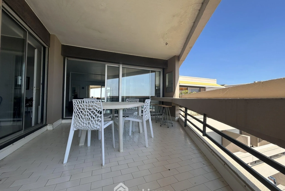 Appartement T2 avec terrasse vue mer à Canet-en-Roussillon 
