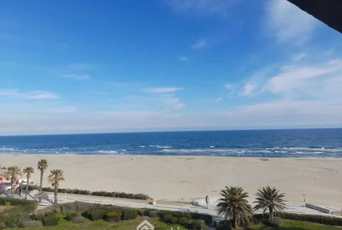 Appartement T2 avec terrasse vue mer à Canet-en-Roussillon 