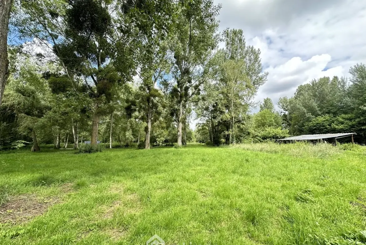 Terrain de loisir de 7000 m² avec étang à Presles-et-Thierny 