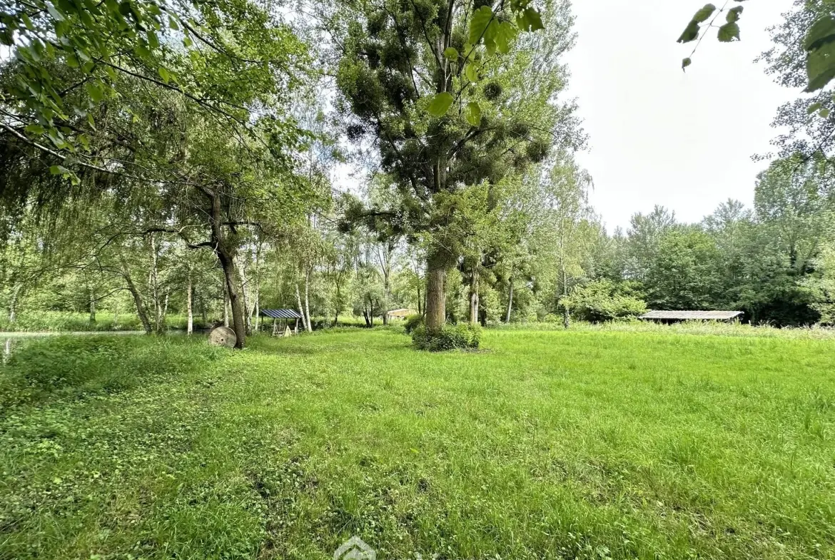 Terrain de loisir de 7000 m² avec étang à Presles-et-Thierny 