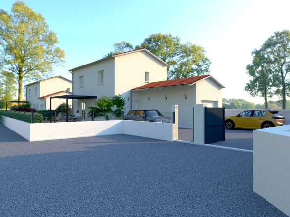 Maison neuve 3 chambres avec jardin à Saint Marcellin en Forez