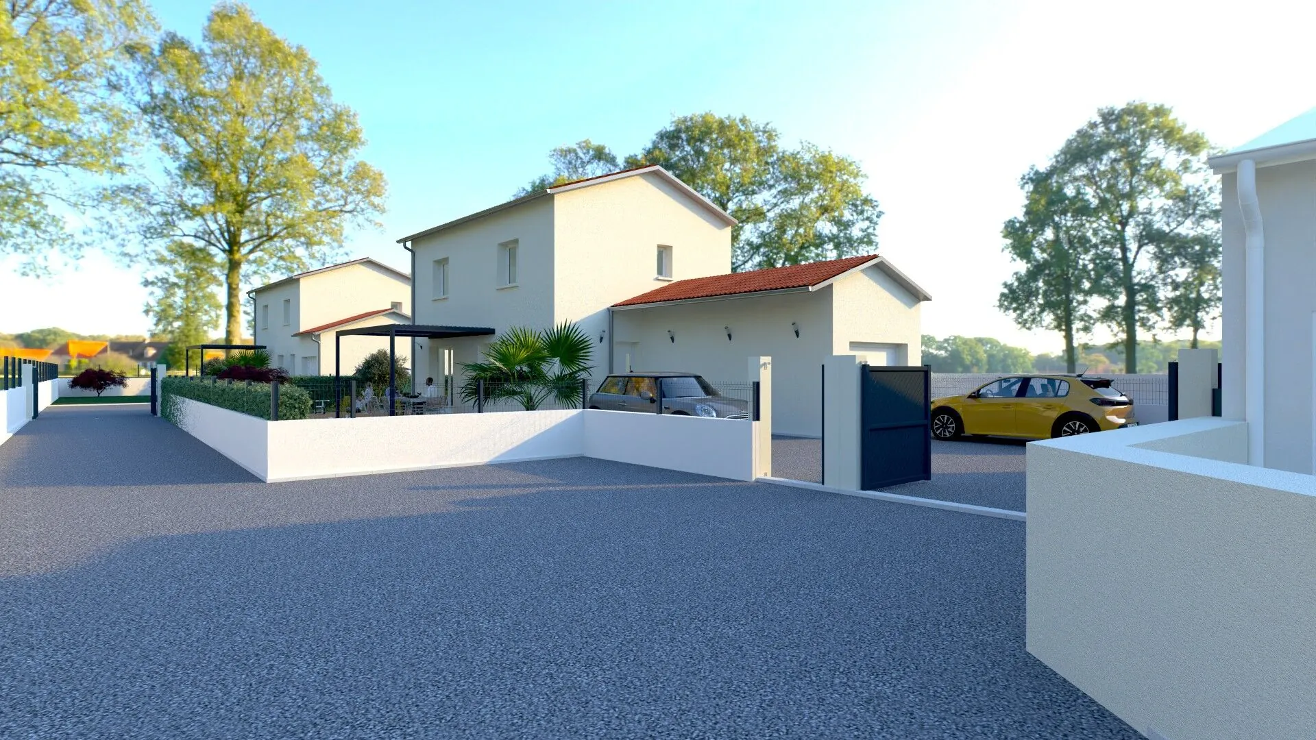 Maison neuve 3 chambres avec jardin à Saint Marcellin en Forez 