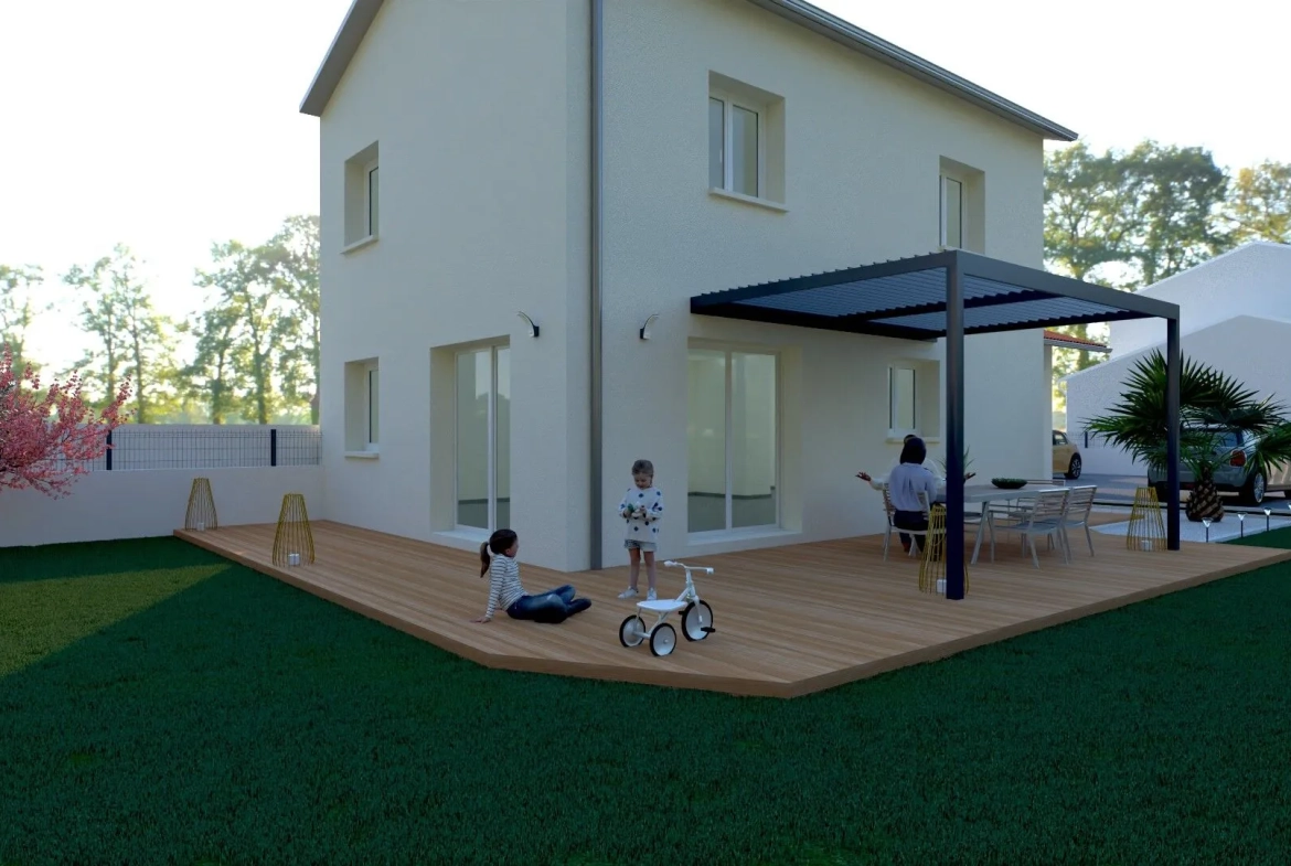 Maison neuve 3 chambres avec jardin à Saint Marcellin en Forez 