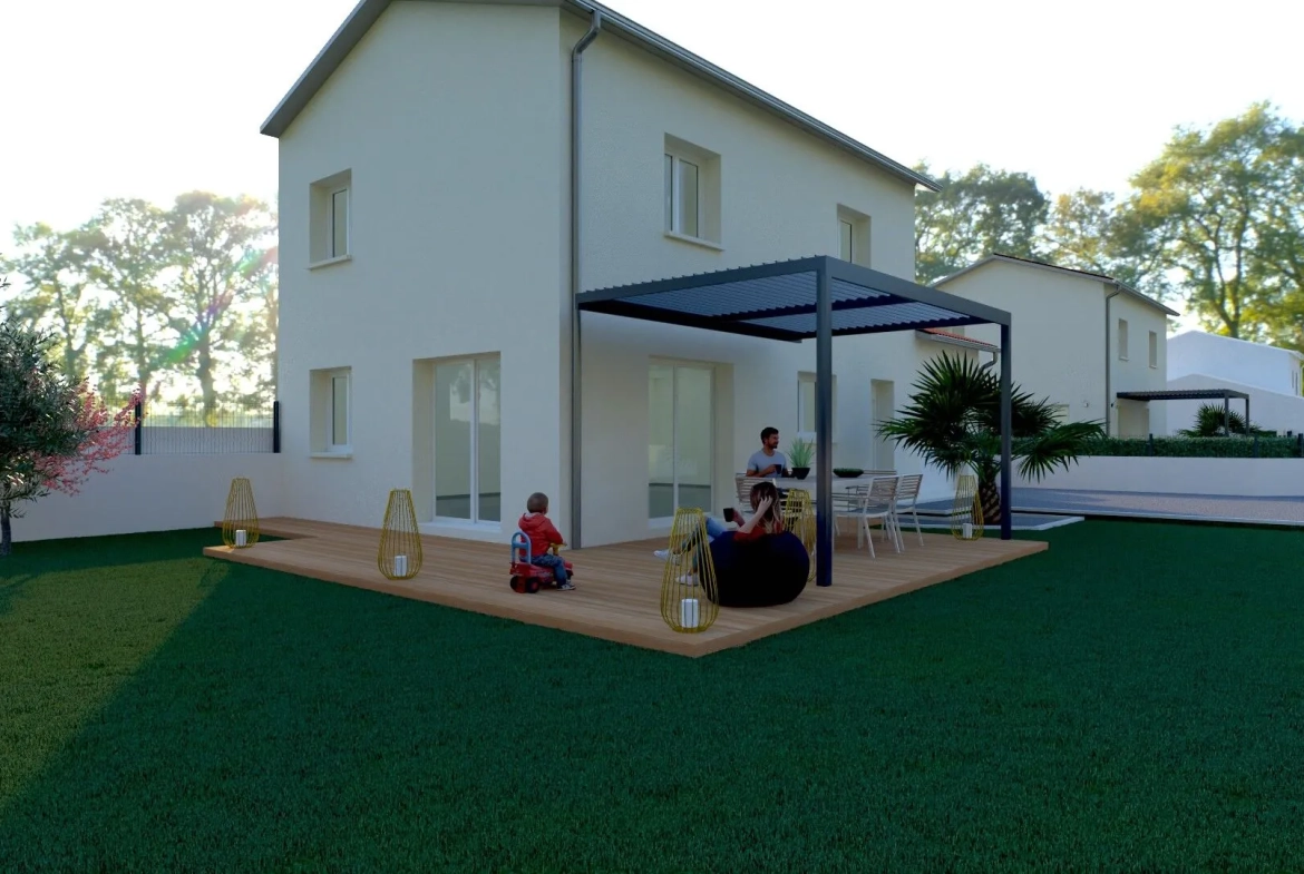 Maison neuve 3 chambres avec jardin à Saint Marcellin en Forez 