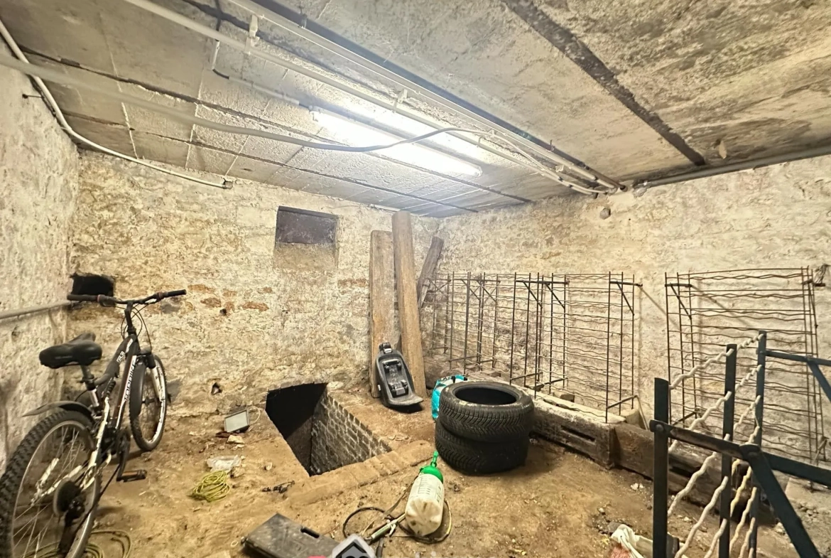 Magnifique maison en pierres de 160 m² à Laon avec cave et dépendance 