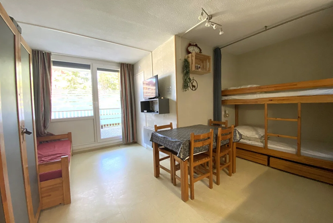 Appartement 2 pièces à Le Devoluy, 25 m² proche pistes et commerces 