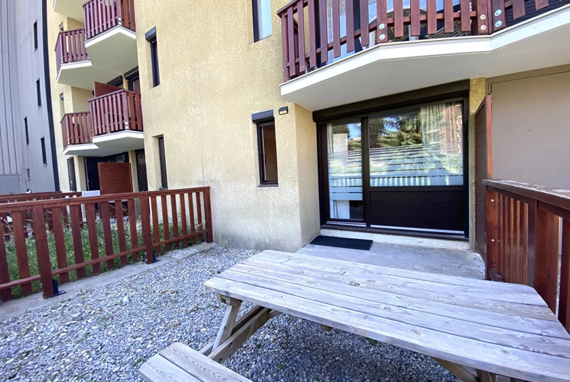 Appartement 2 pièces à Le Devoluy, 25 m² proche pistes et commerces 