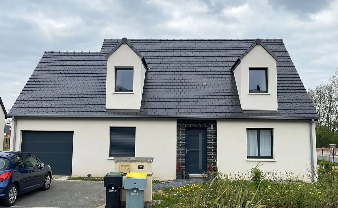 Maison neuve personnalisée de 110 m² à Hangest-sur-Somme avec prêt à taux zéro 