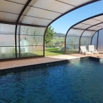Maison de campagne avec véranda, piscine et vue sur la vallée proche Bruyères